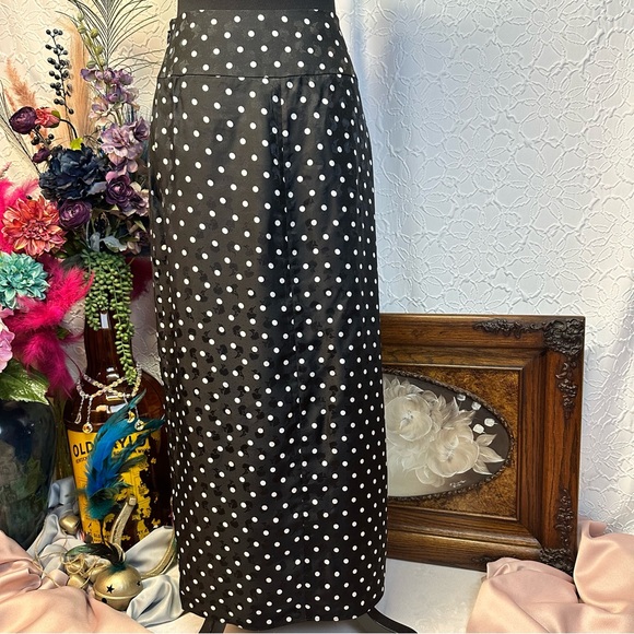 Kate Spade ♠️ Polka Dot Maxi Skirt (2) ‼️NWOT‼️ - Picture 9 of 14
